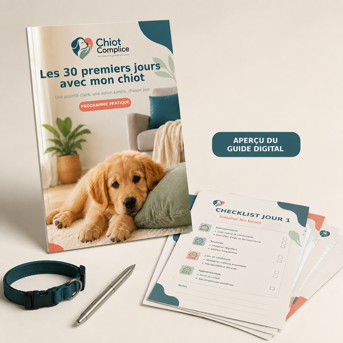Les 30 premiers jours avec mon chiot