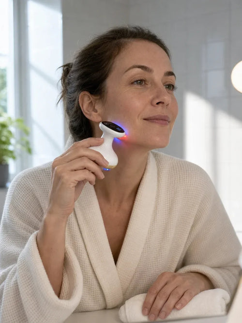 [Scale AI] lifestyle — Eloria® — Appareil Anti-Fatigue Visage & Cou
